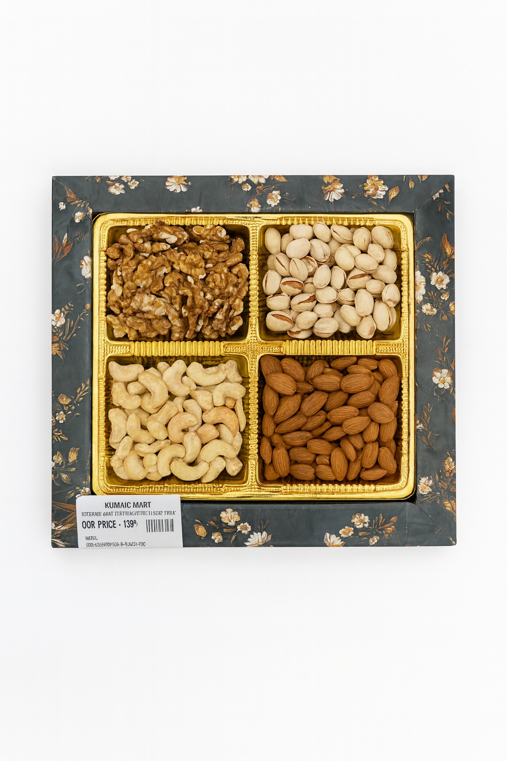 SQUARE PAPER 4 SECTON DRY THALI