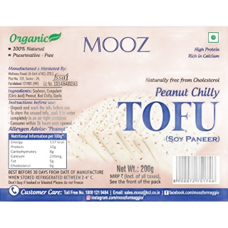 MOOZ PEANUT CHILLY TOFU 200 GM